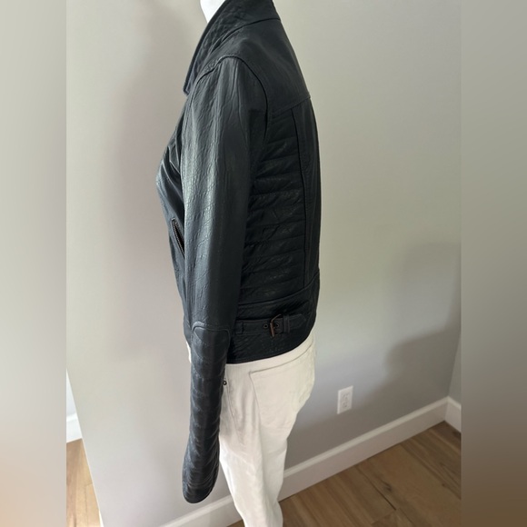 JCrew Midnight Blue Biker Jacket - Picture 3 of 14